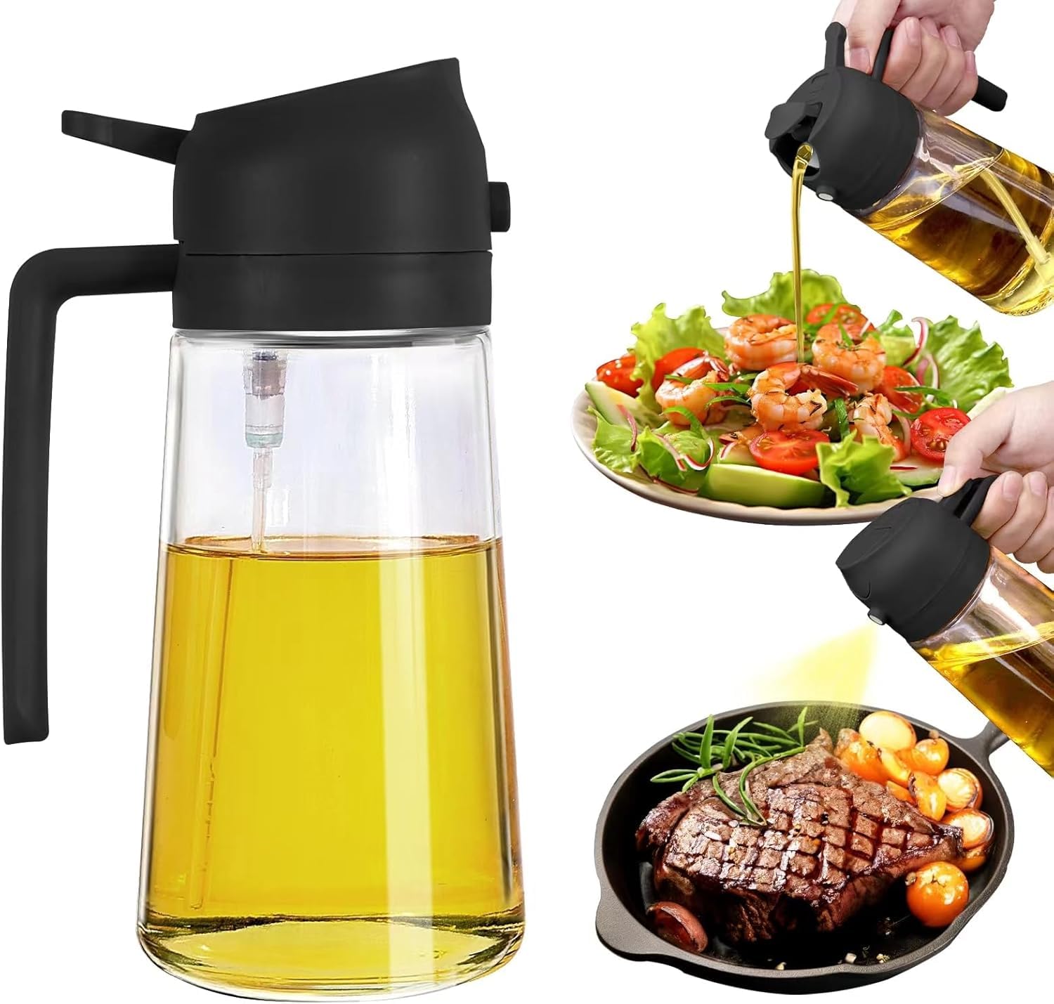 2-in-1 Oil Sprayer & Pourer
