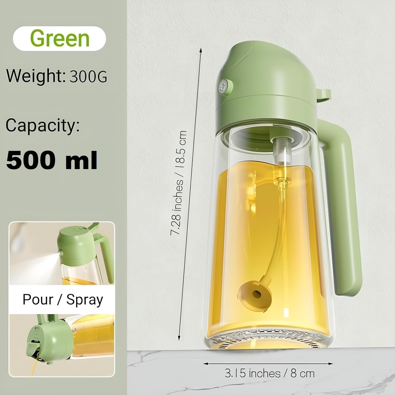 2-in-1 Oil Sprayer & Pourer