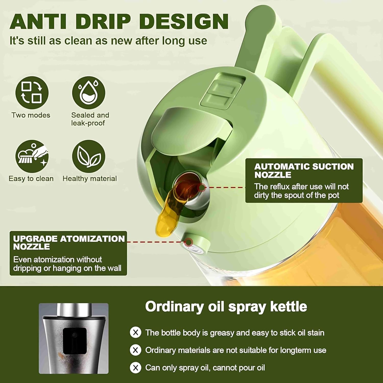 2-in-1 Oil Sprayer & Pourer