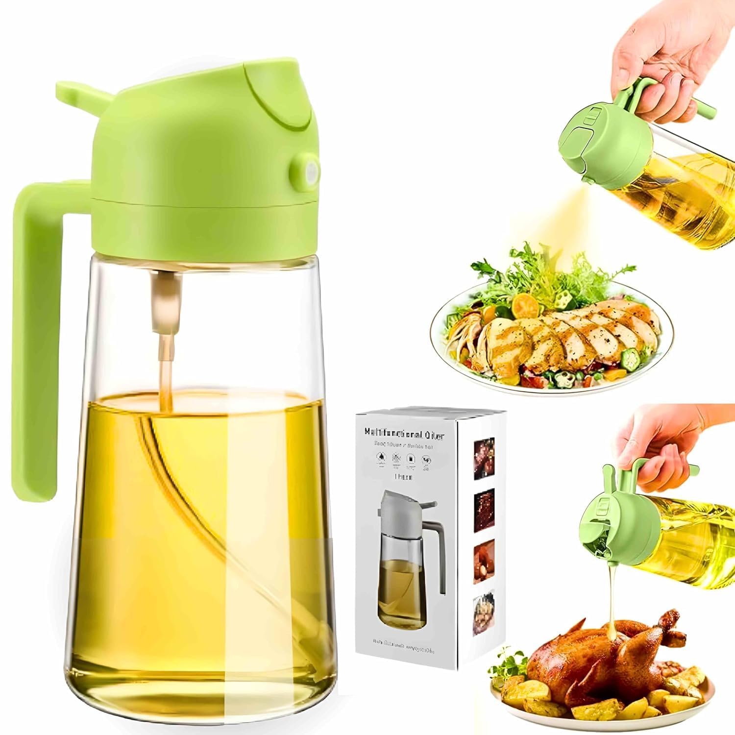 2-in-1 Oil Sprayer & Pourer