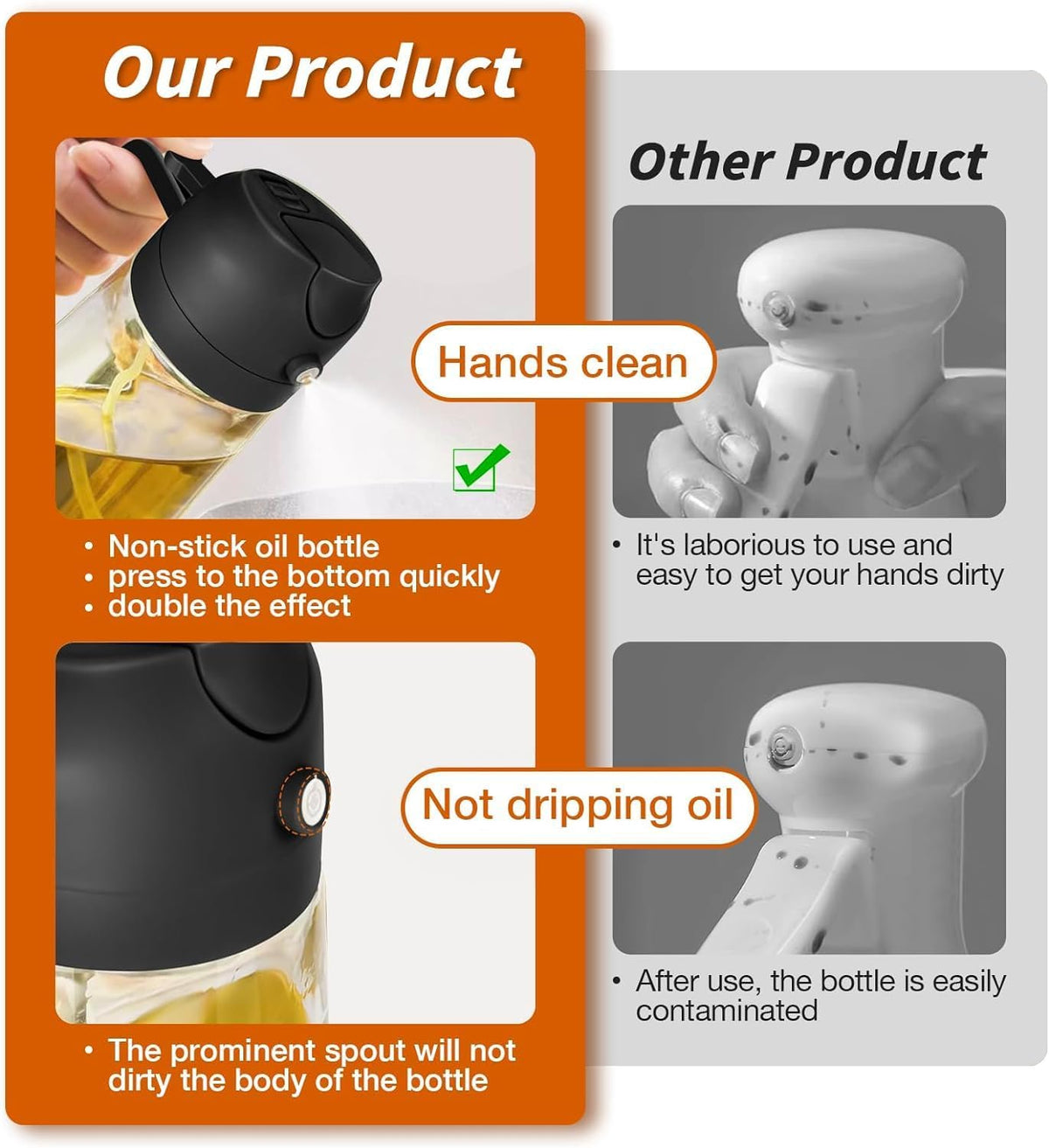 2-in-1 Oil Sprayer & Pourer