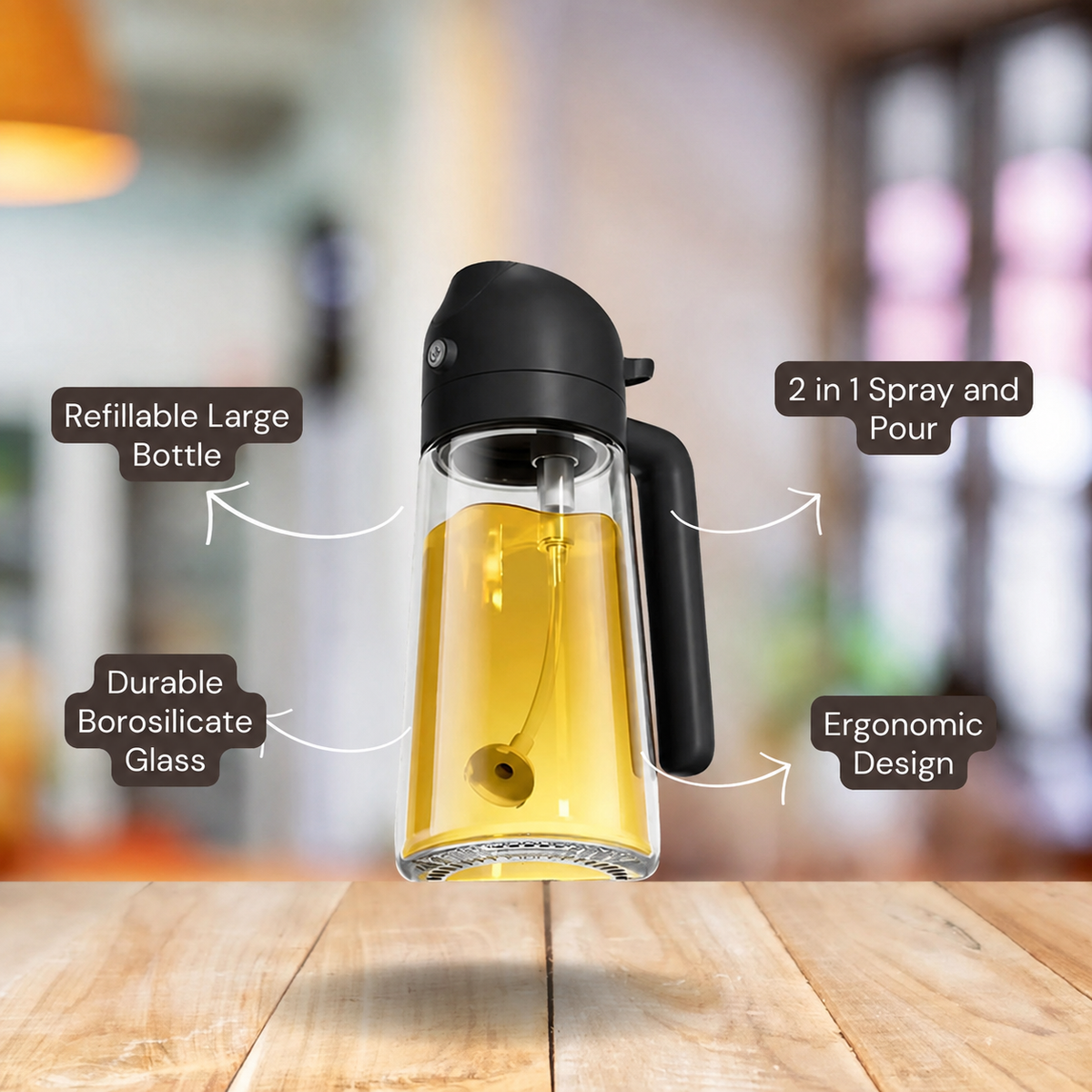2-in-1 Oil Sprayer & Pourer
